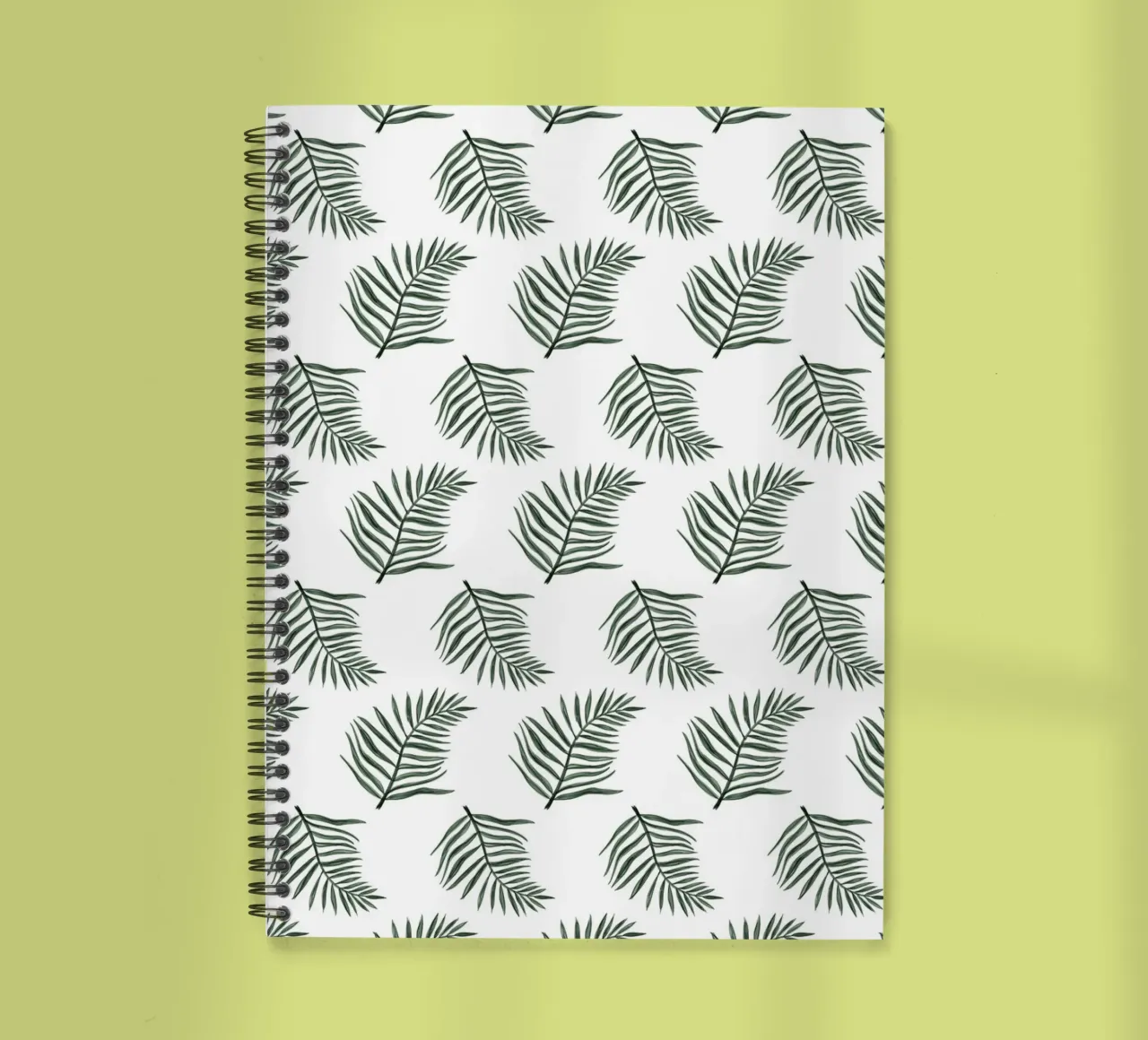 Palm leaves 02 spiral notebook by Marosie