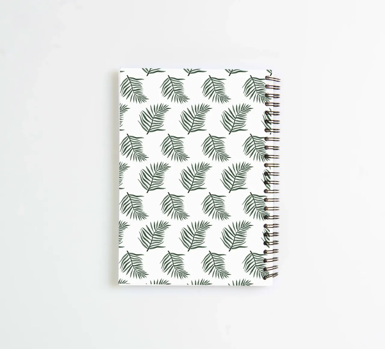 Palm leaves 02 spiral notebook by Marosie