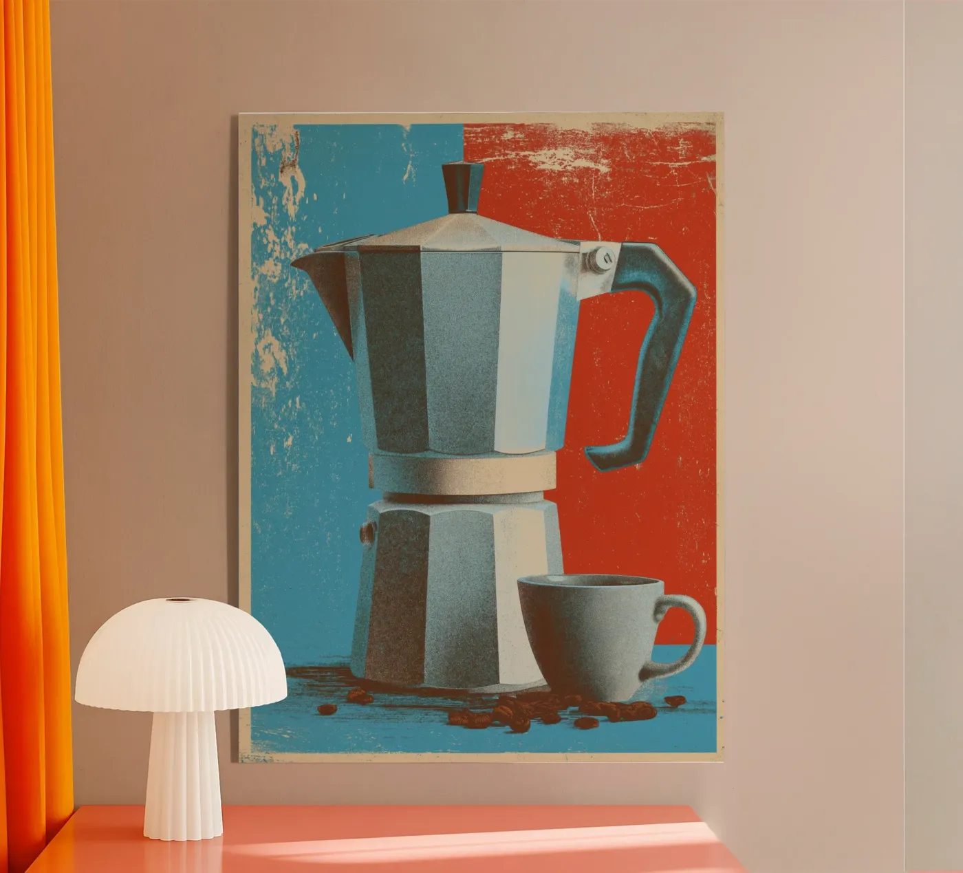 Perkolator-Poster Acryl-Glas von Pictura