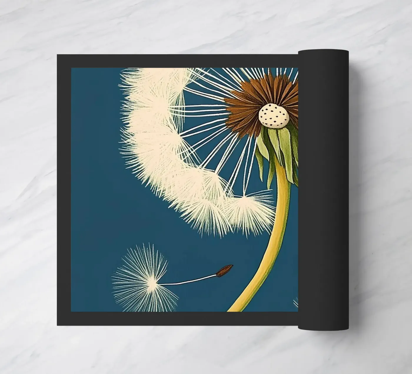 Pusteblume deurmat van Curious Canvas