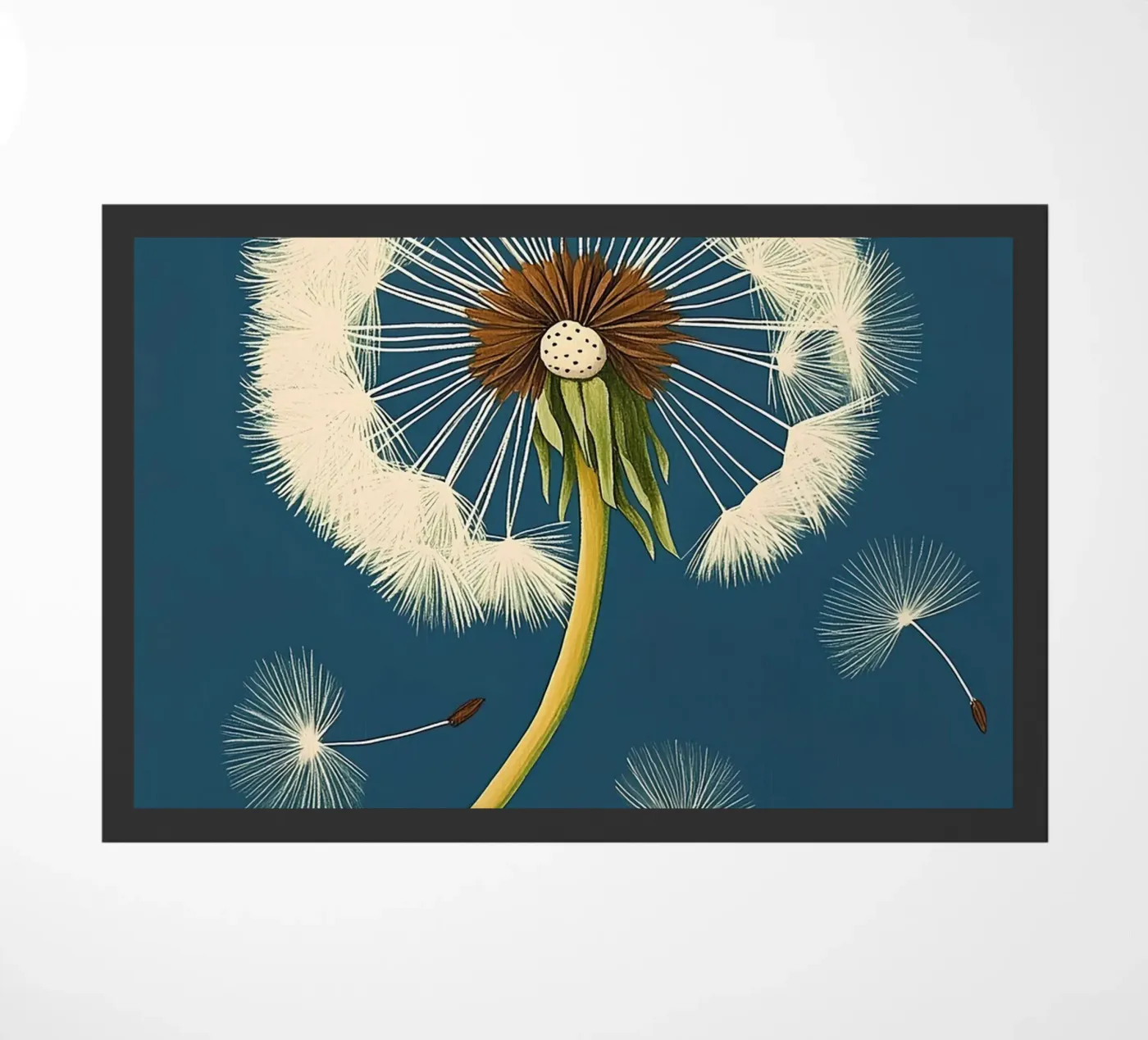 Pusteblume deurmat van Curious Canvas