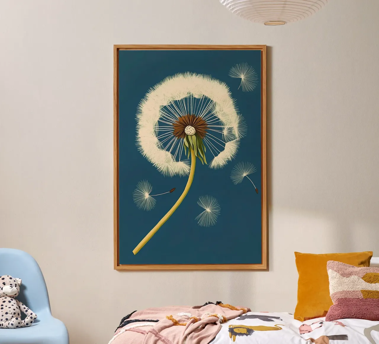 Pusteblume alluminio dibond da Curious Canvas