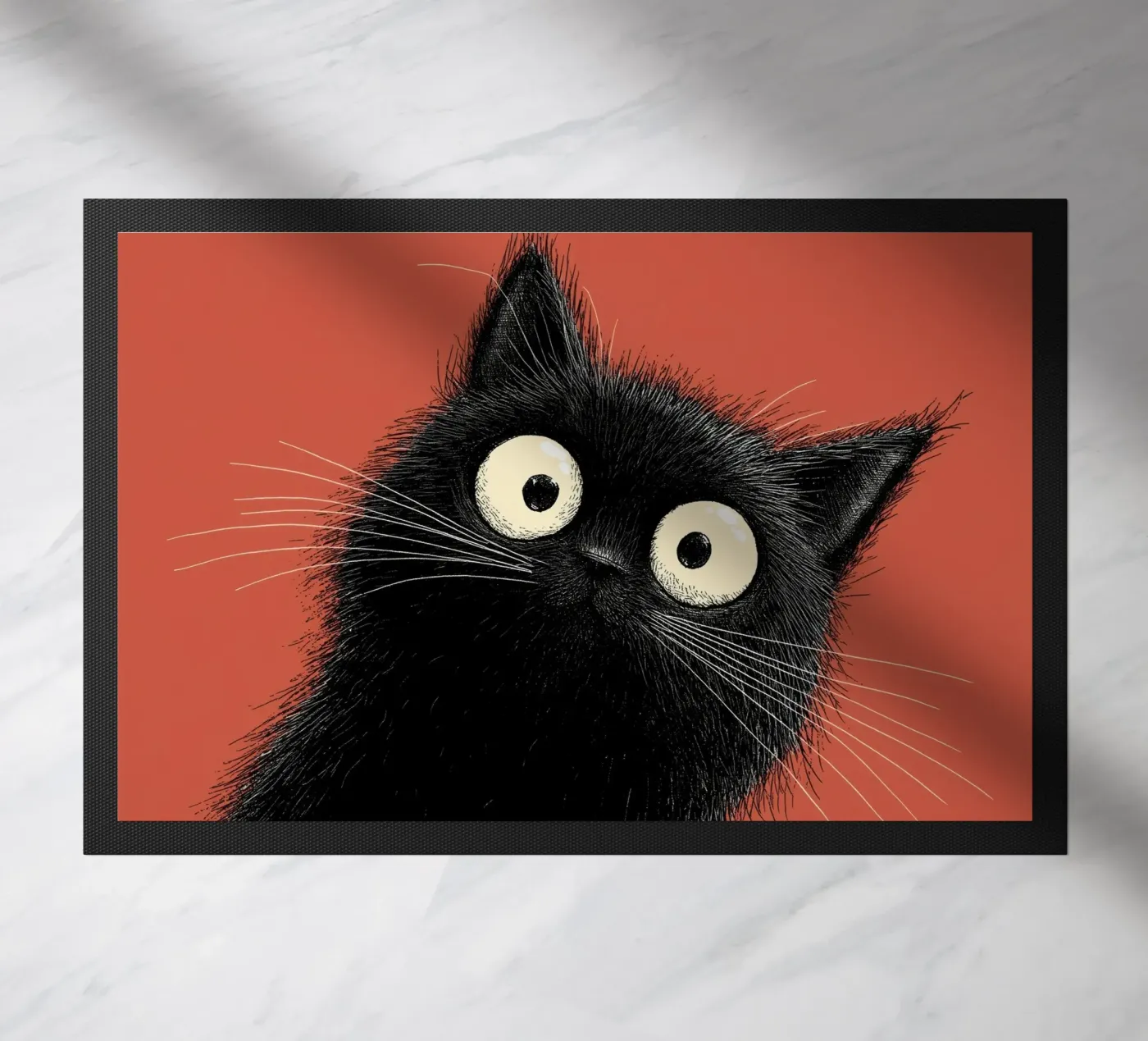 Kat doormat by Pictura