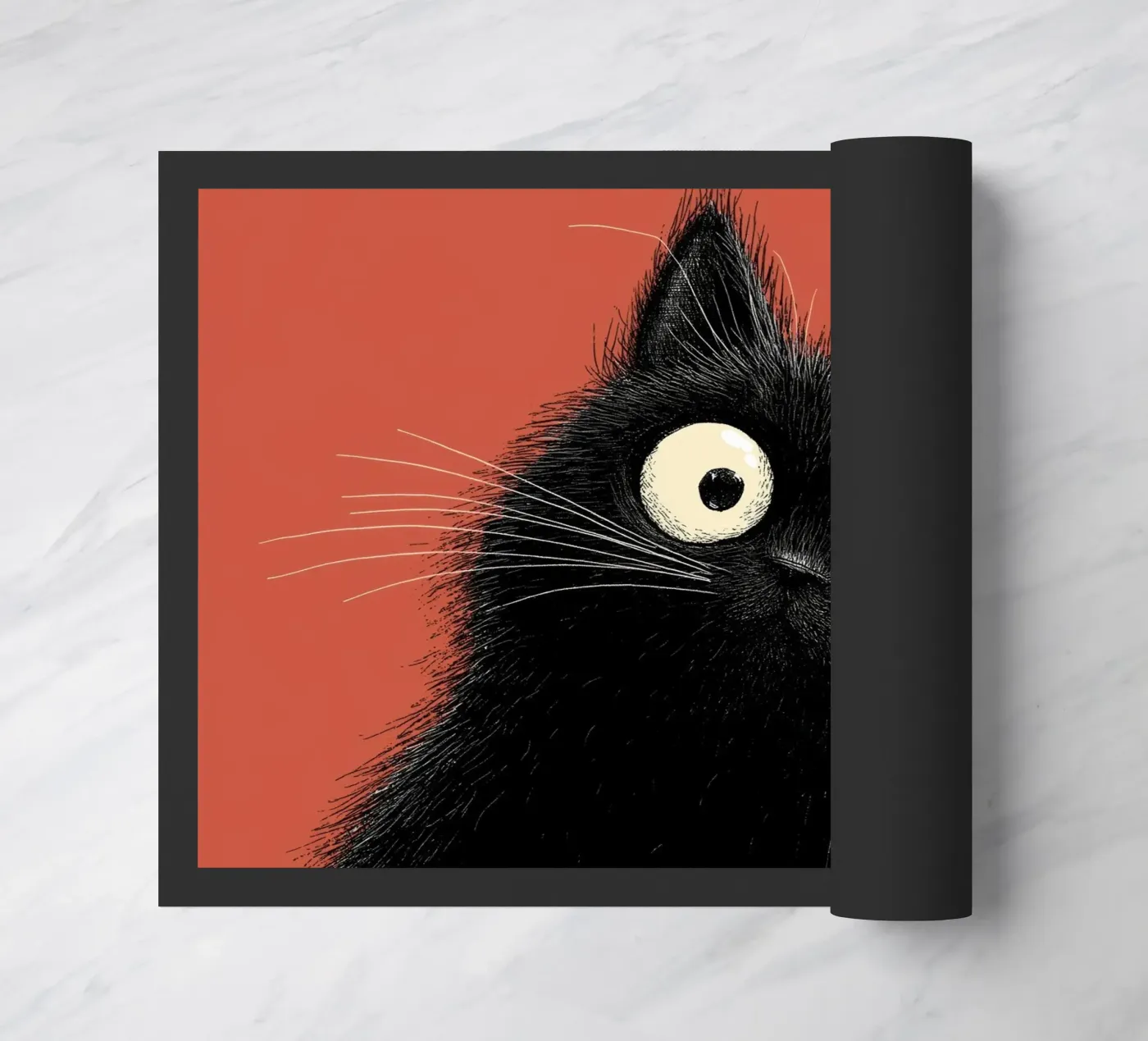 Kat doormat by Pictura