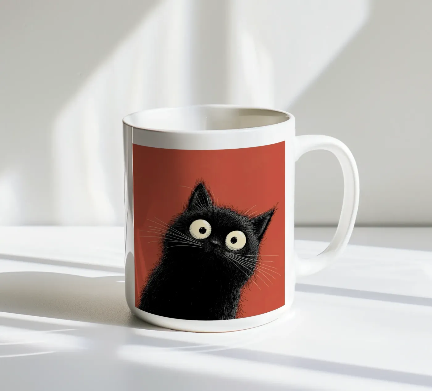 Kat ceramic mug by Pictura