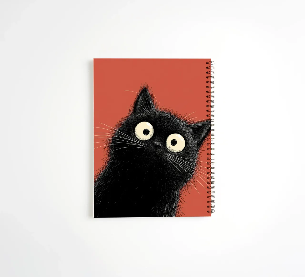 Kat notitieboek met spiraal van Pictura
