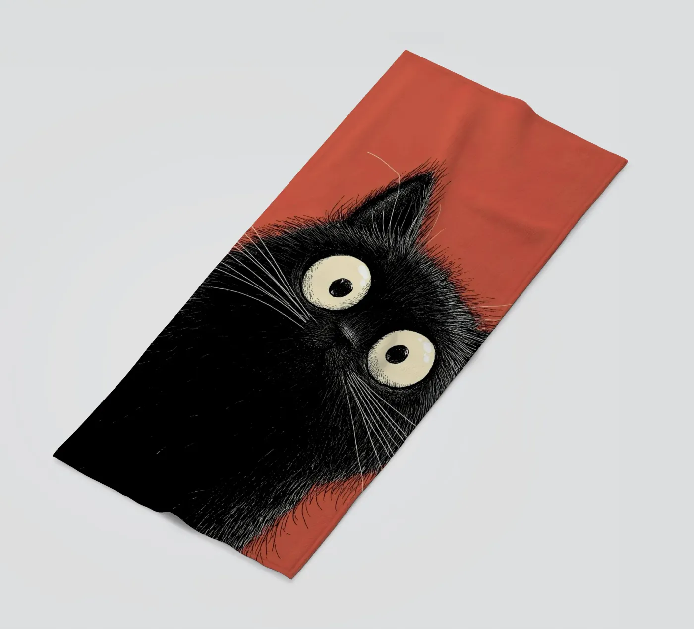 Kat beach towel by Pictura
