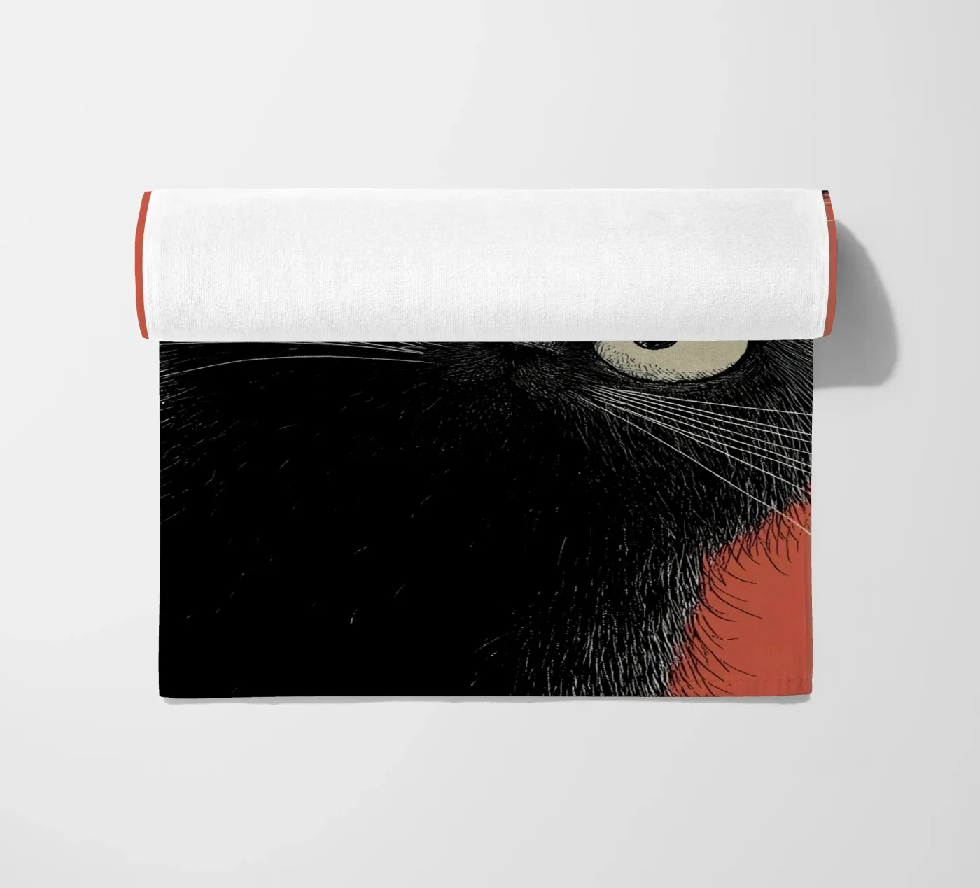 Kat beach towel by Pictura