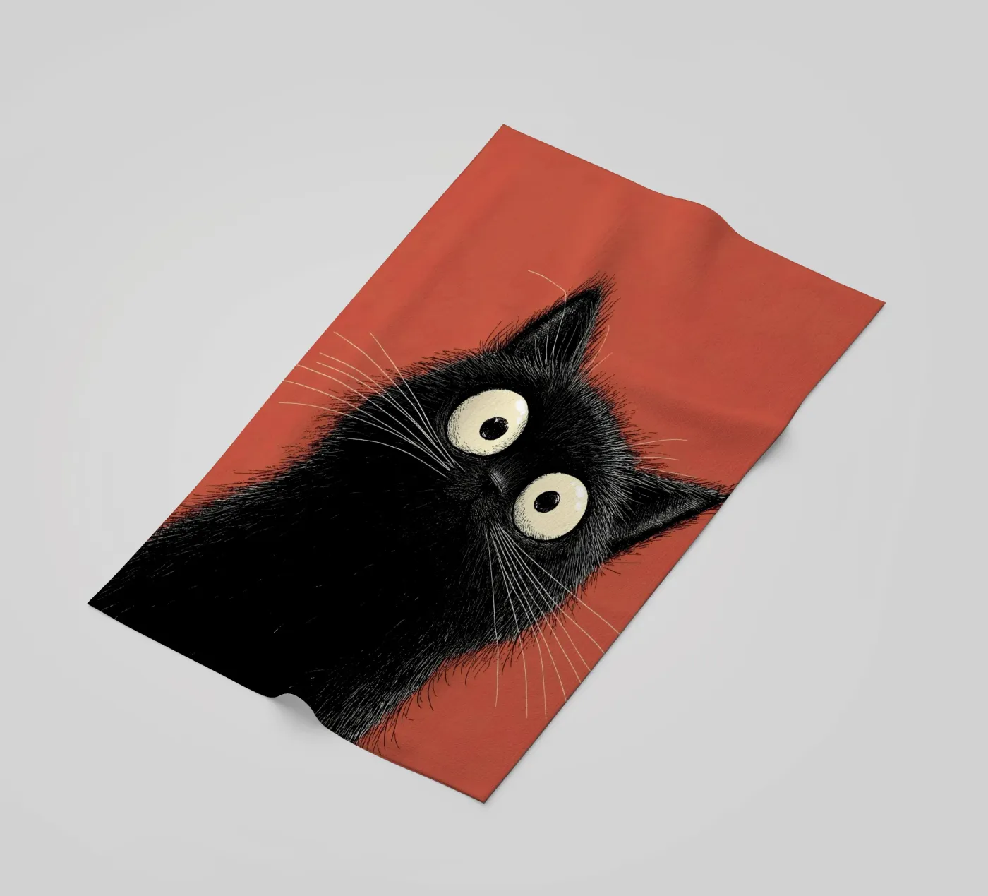 Kat beach towel by Pictura