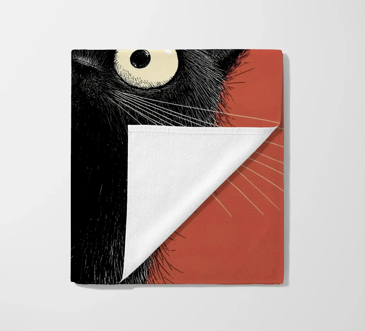 Kat beach towel by Pictura