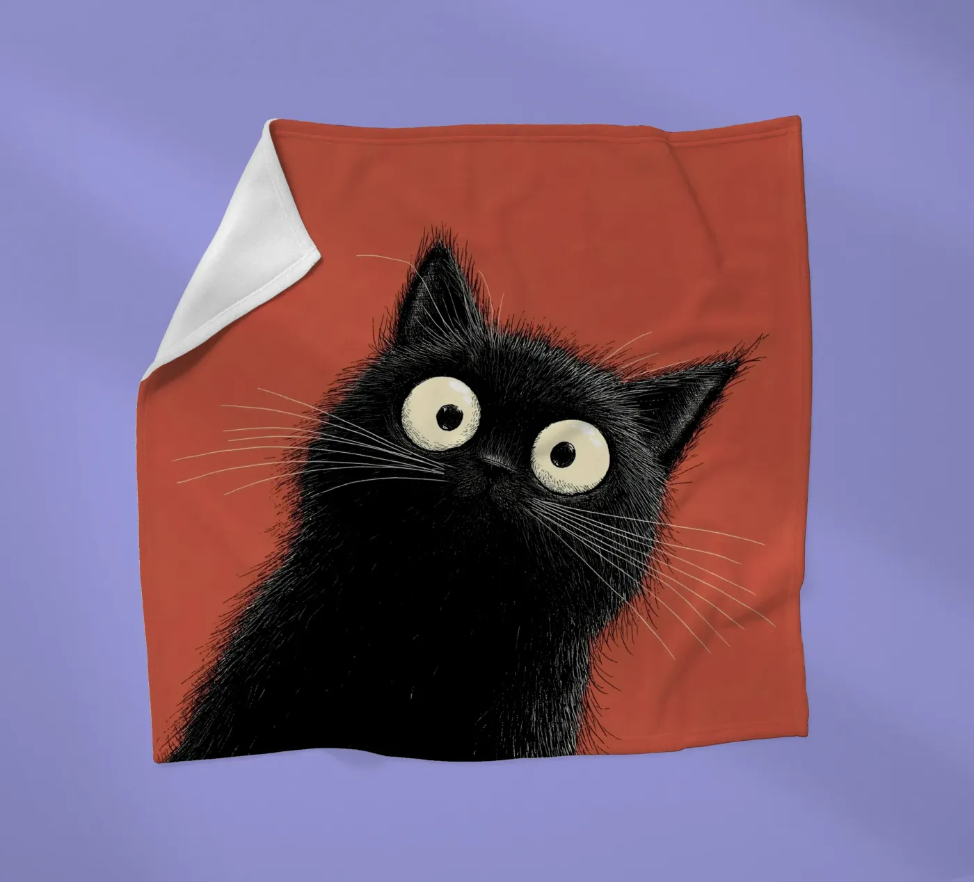 Kat Fleecedecke von Pictura