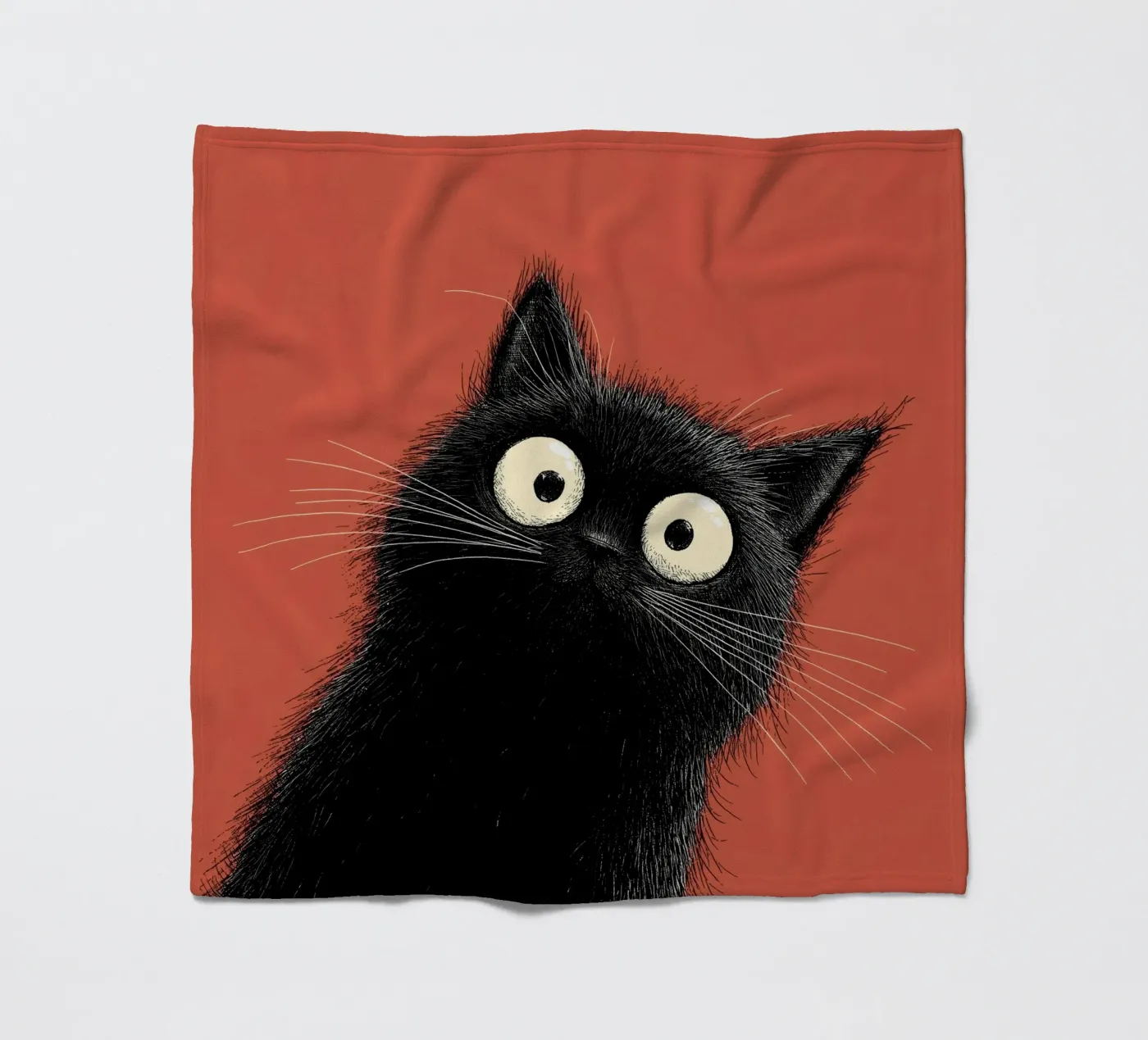 Kat fleecedeken van Pictura