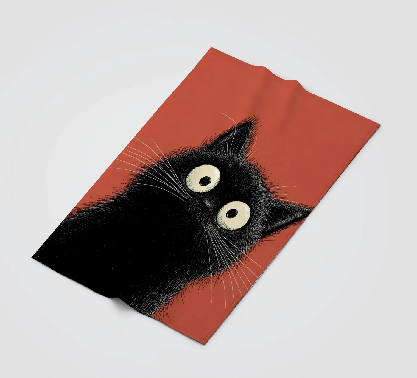 Kat fleecedeken van Pictura