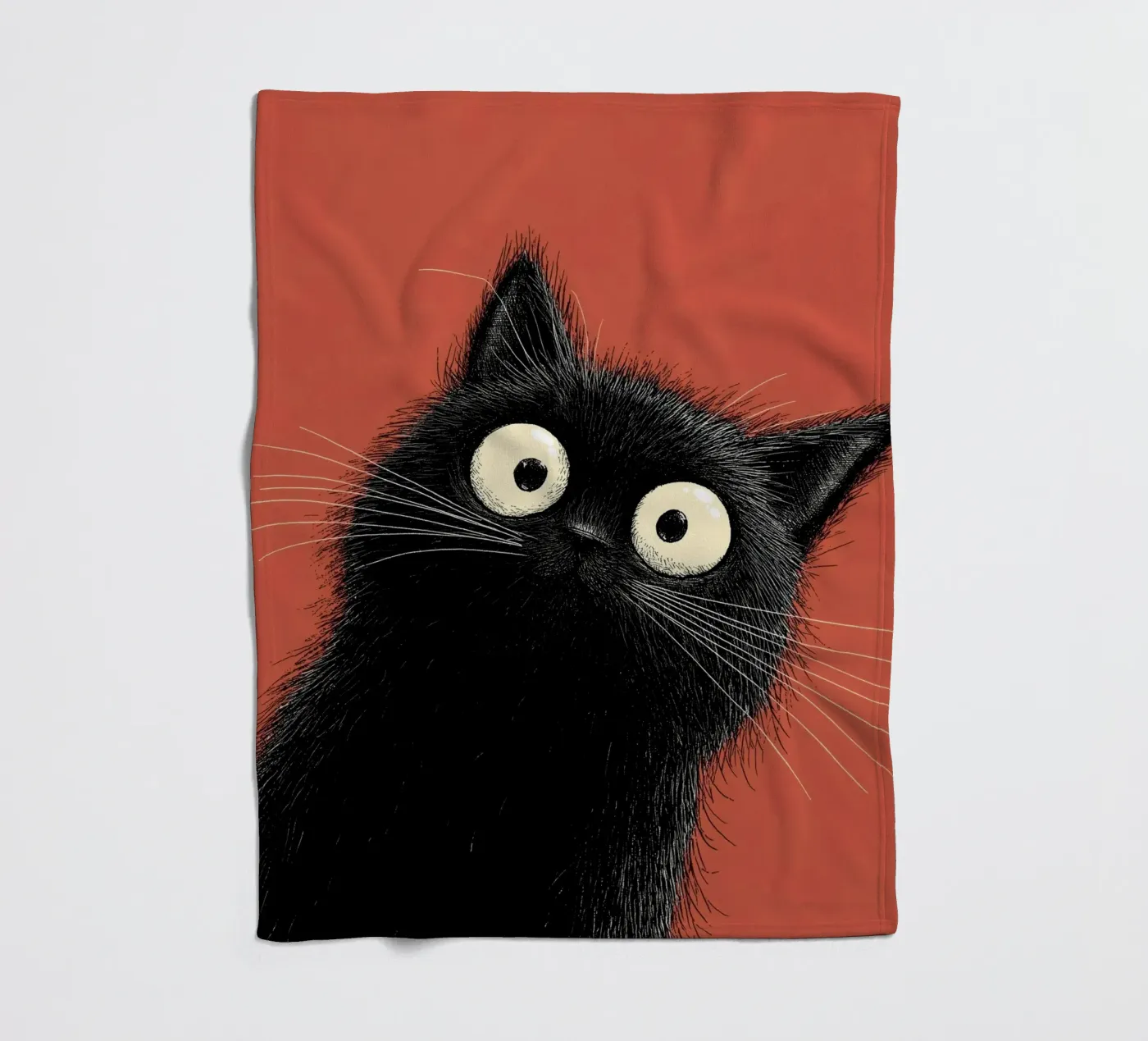 Kat fleecedeken van Pictura