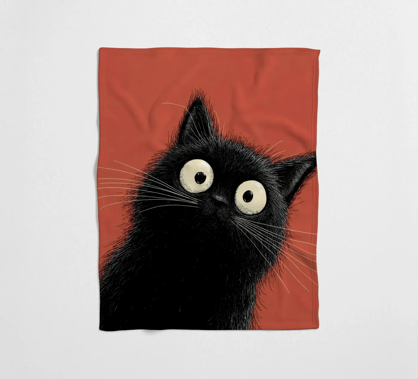 Kat fleecedeken van Pictura