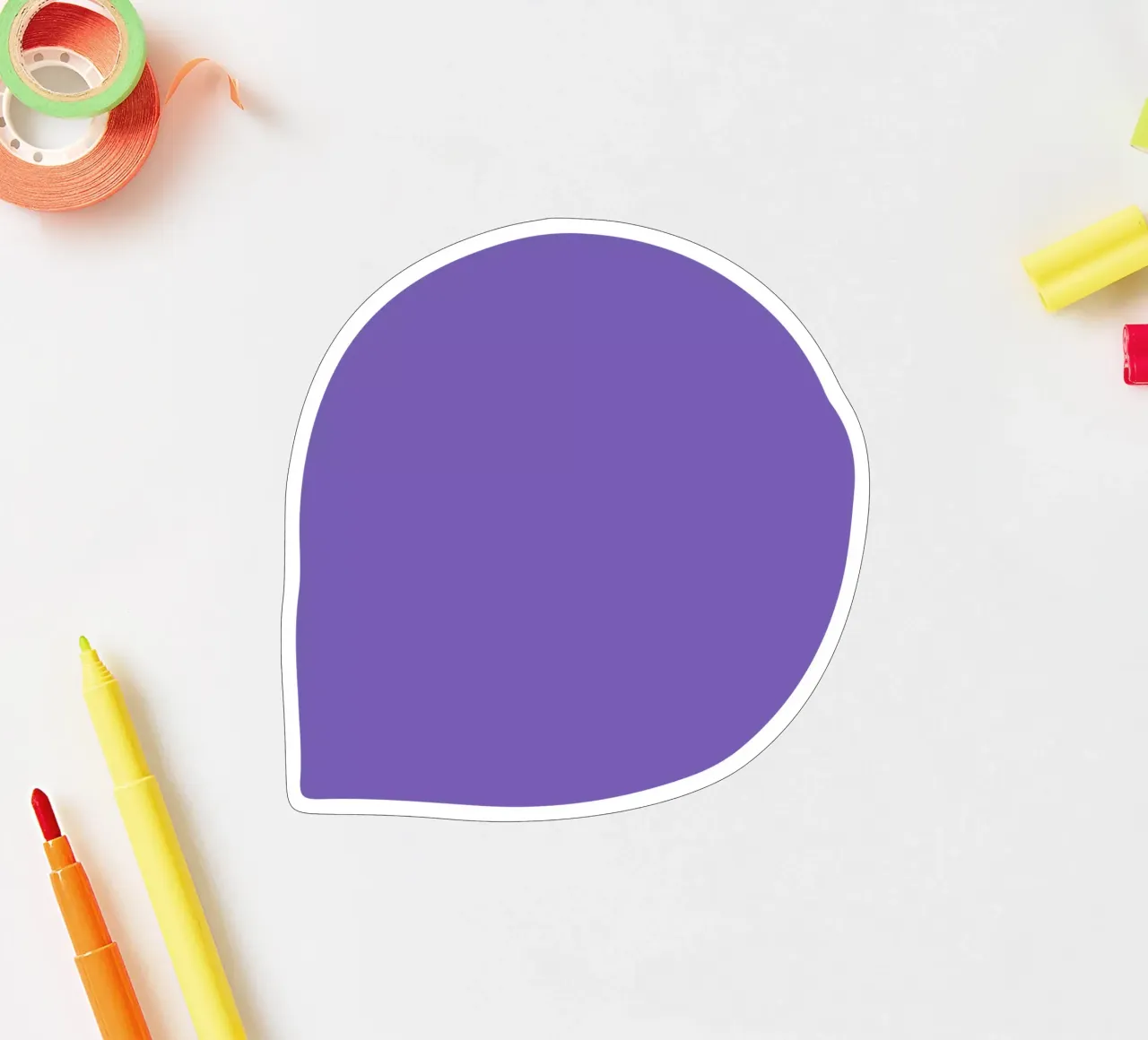 speechbubble adesivo da Sticker King