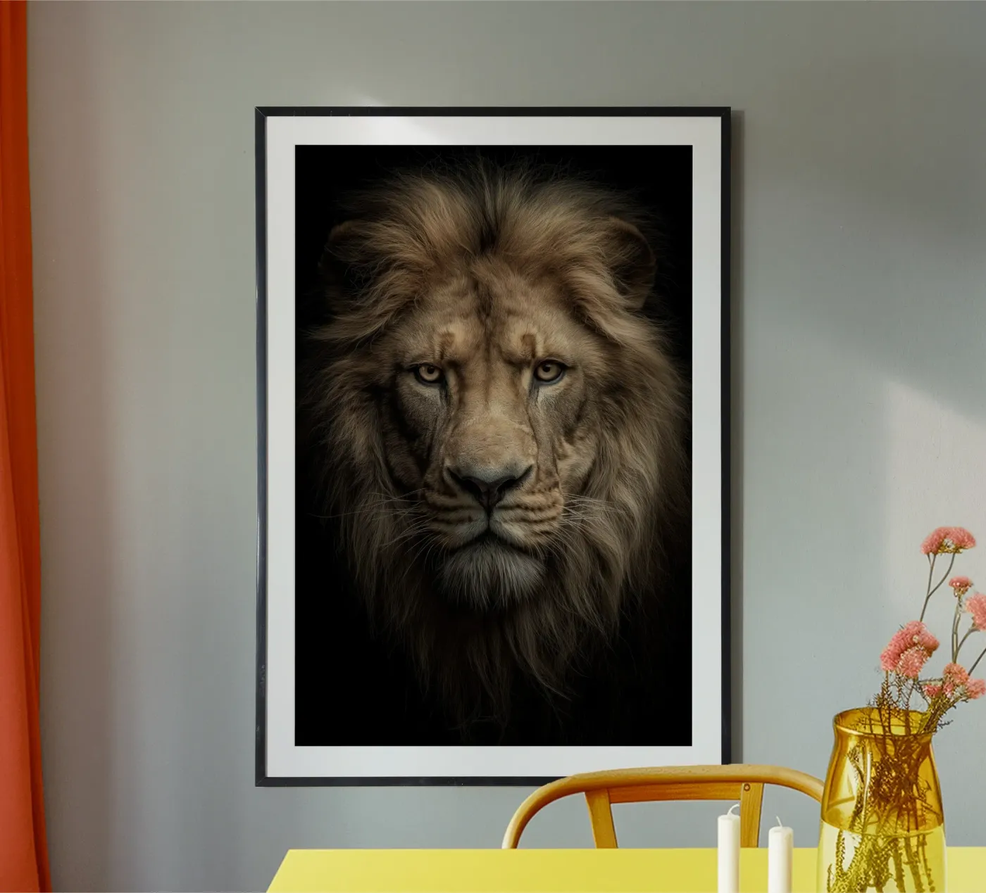 Leeuw poster van Pictura