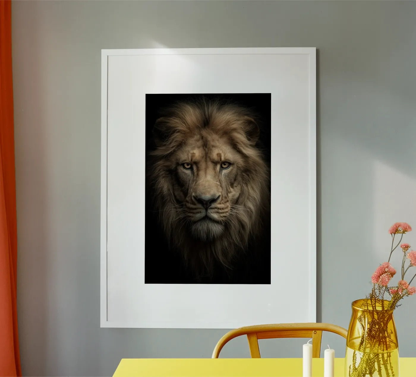 Leeuw poster van Pictura