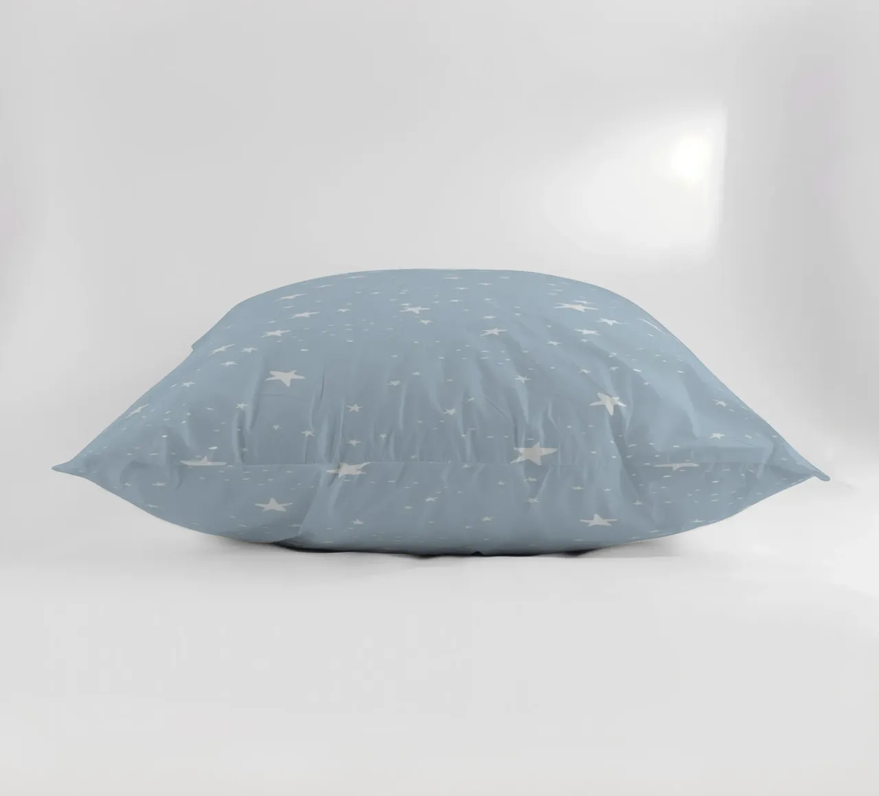 star shapes seamless pattern blue background decorative cushion by gulsengunel