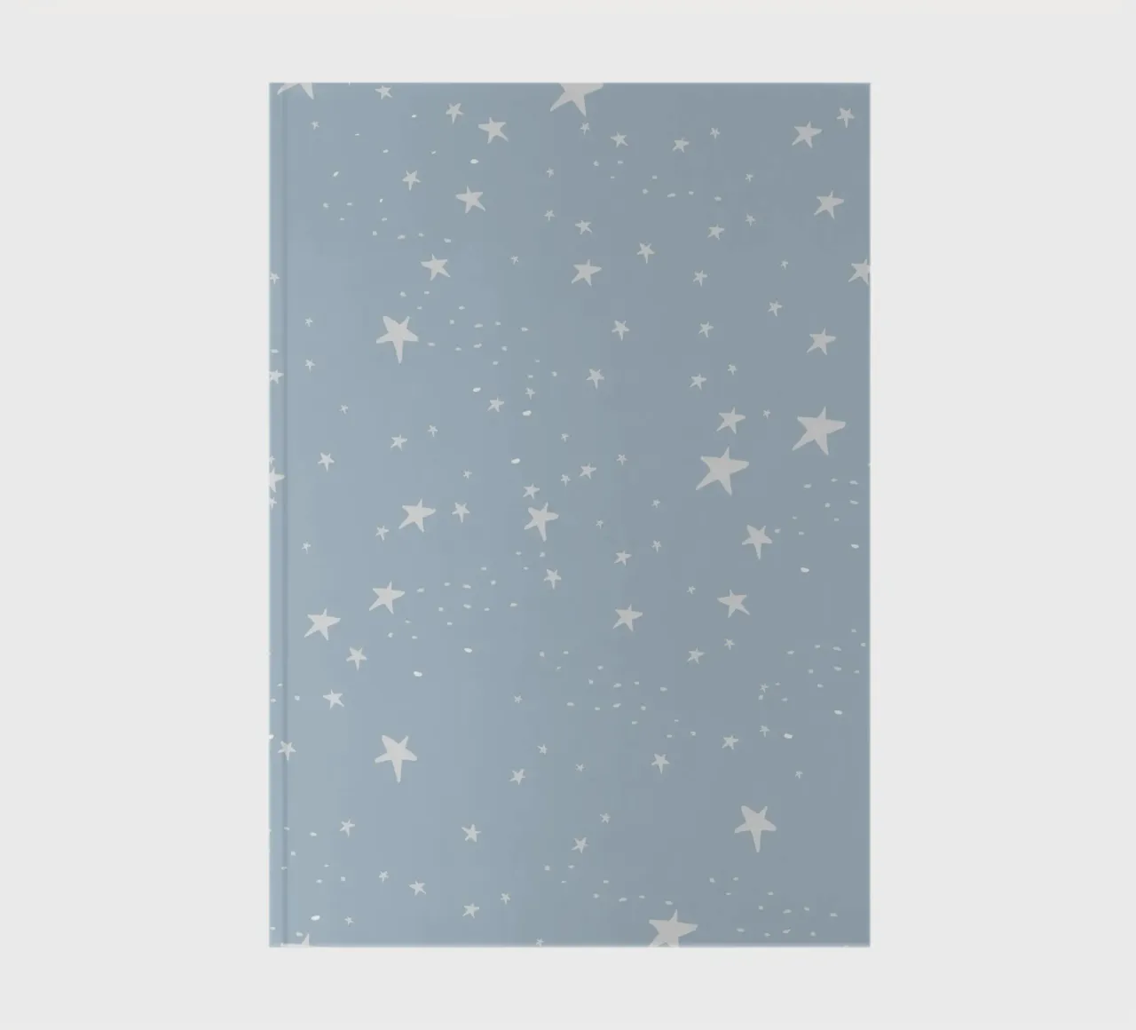 star shapes seamless pattern blue background notebook by gulsengunel