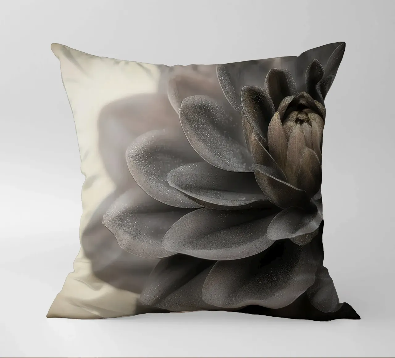 Fiore nero cuscino da Pictura