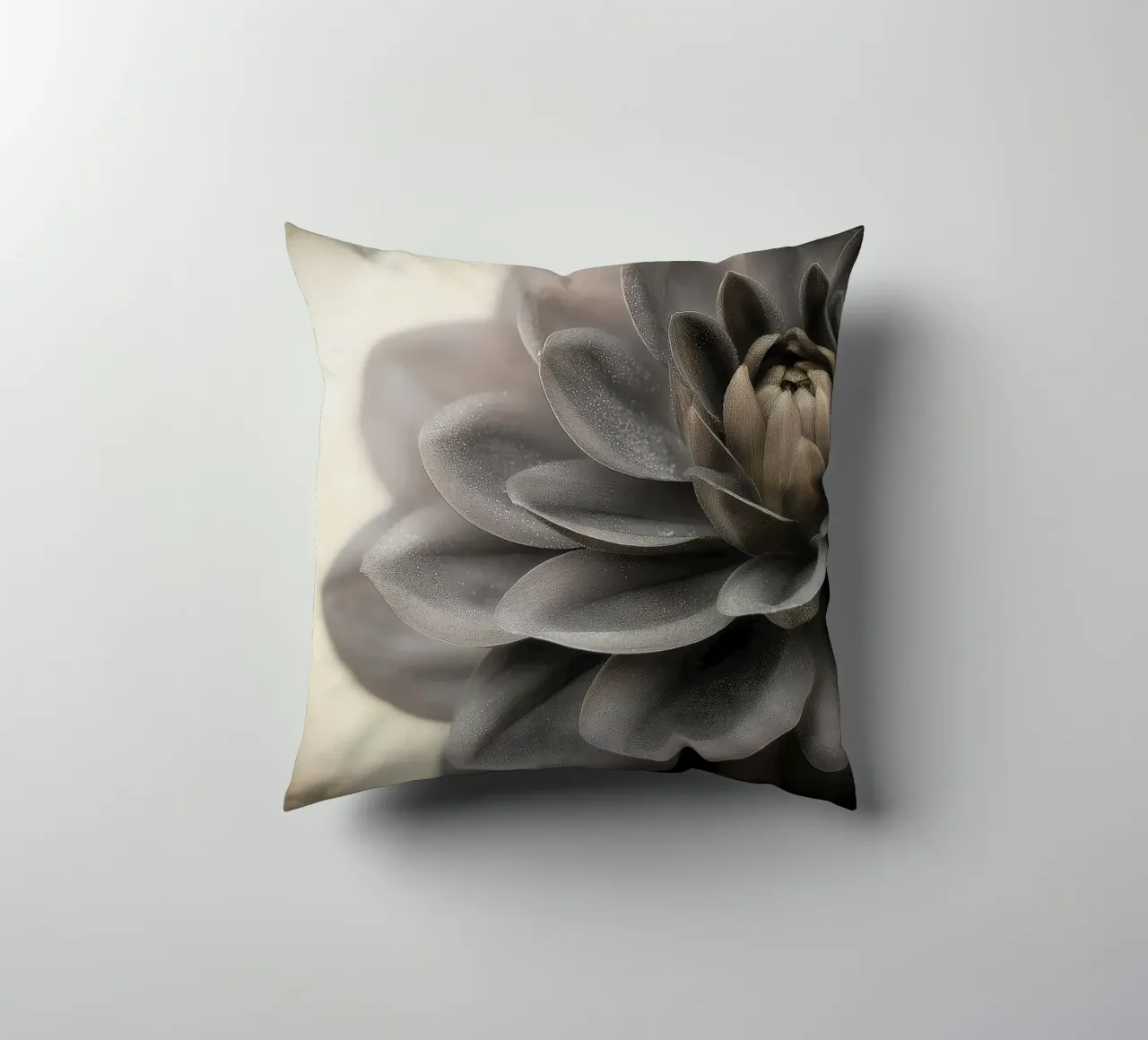 Fiore nero cuscino da Pictura