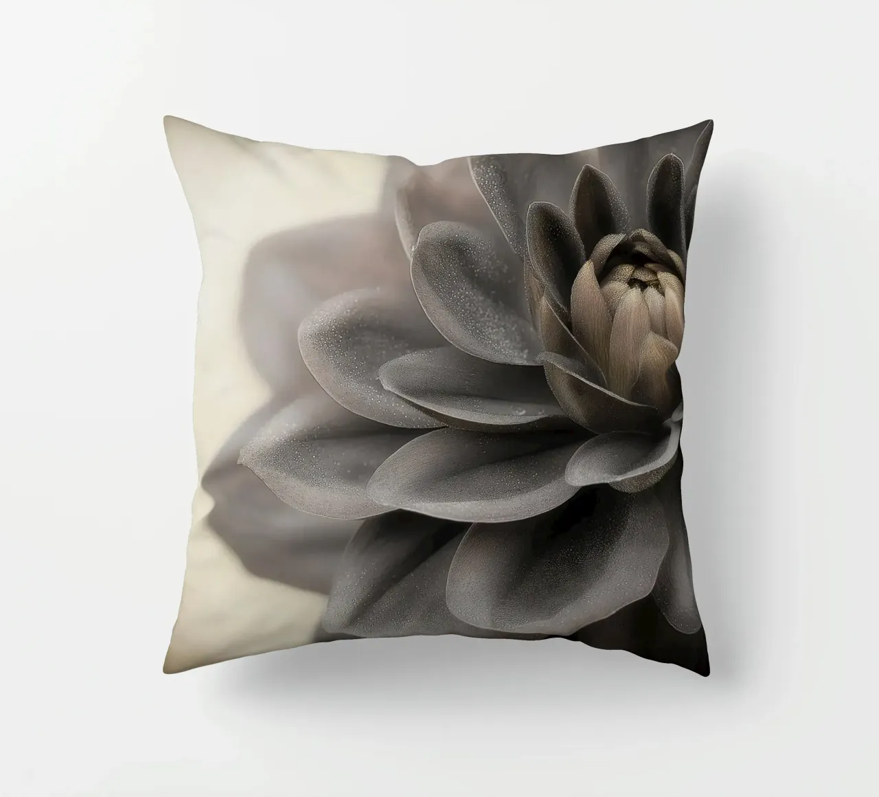 Fiore nero cuscino da Pictura