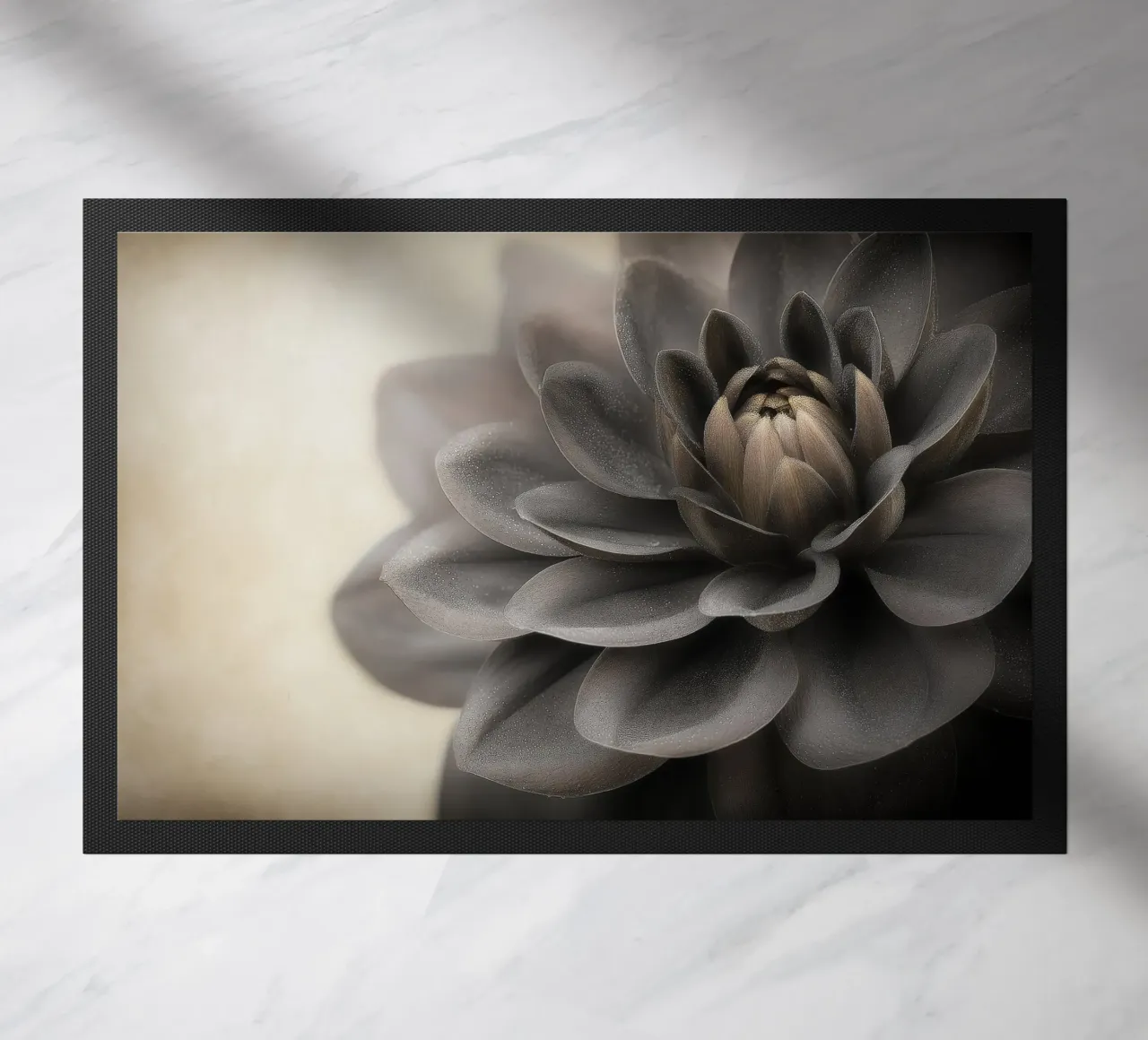 Fiore nero zerbino da Pictura