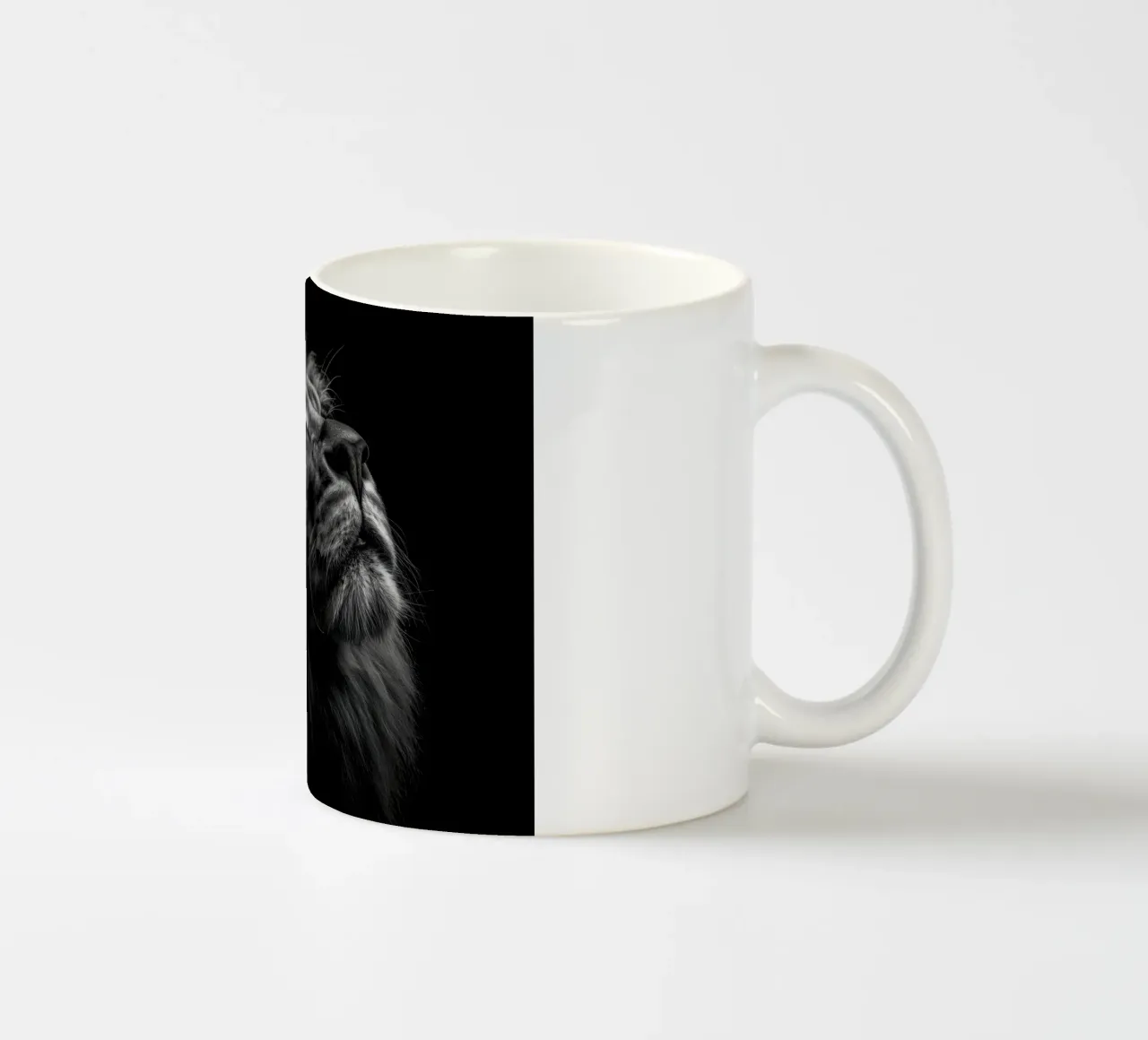 Ritratto di leone tazza in ceramica da Pictura