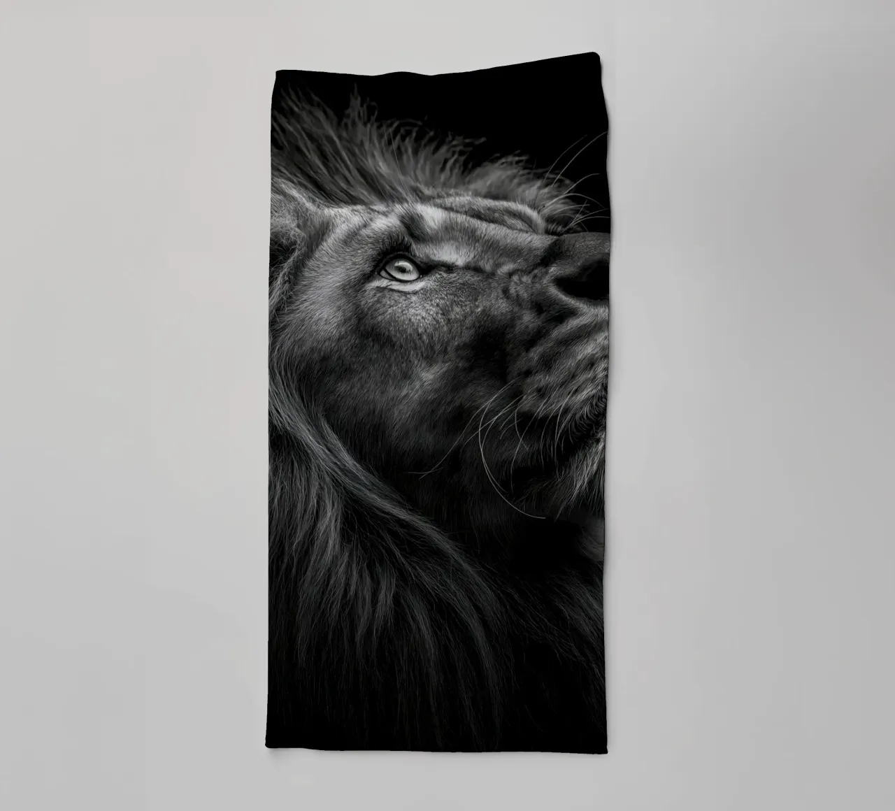 Retrato de un león toalla de baño de Pictura