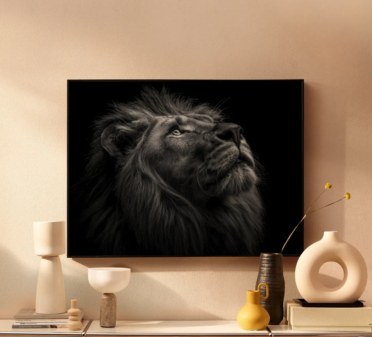 Retrato de un león metacrilato de Pictura