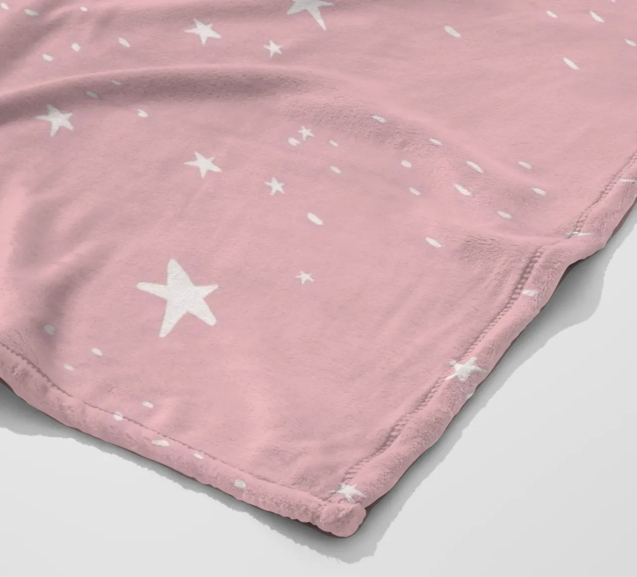 star shapes seamless pattern pink background fleece blanket by gulsengunel
