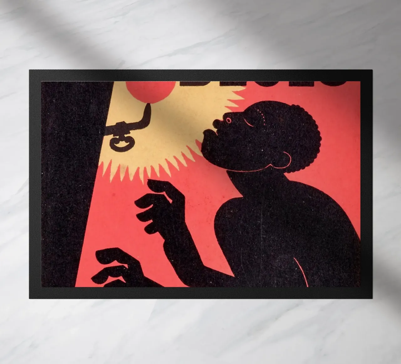 The Weary Blues - Poster d'autore ispirato a Langston Hughes (19 zerbino da Classic Art Prints