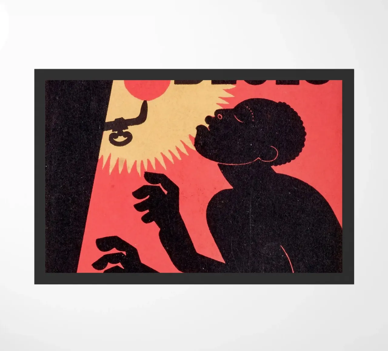 The Weary Blues - Poster d'autore ispirato a Langston Hughes (19 zerbino da Classic Art Prints