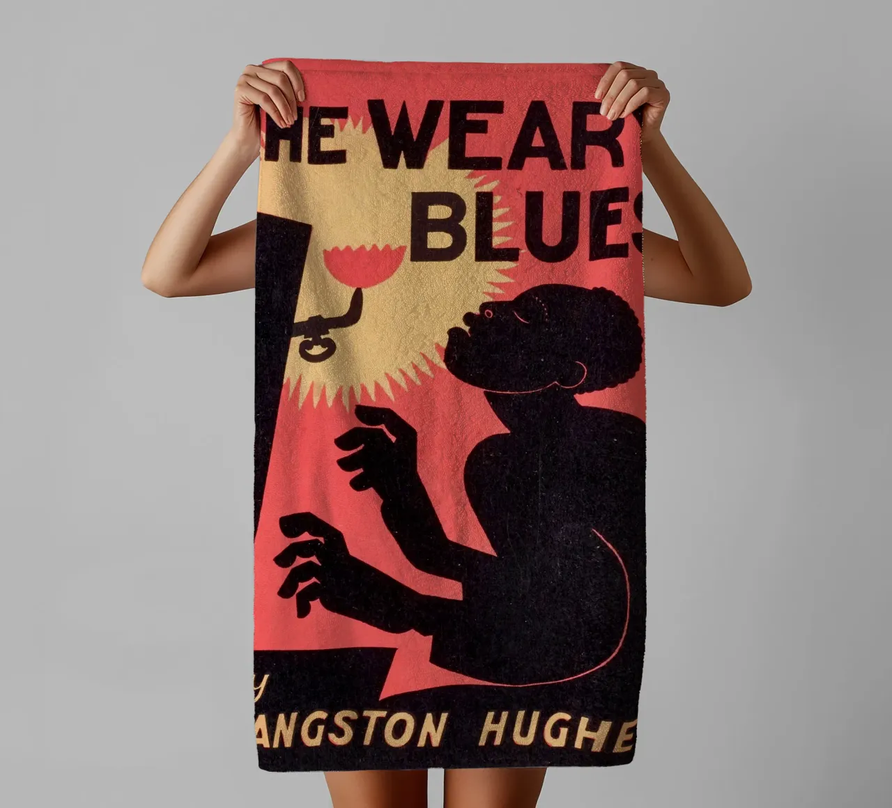 The Weary Blues – Poster Art Inspired by Langston Hughes (19 towel by Classic Art Prints