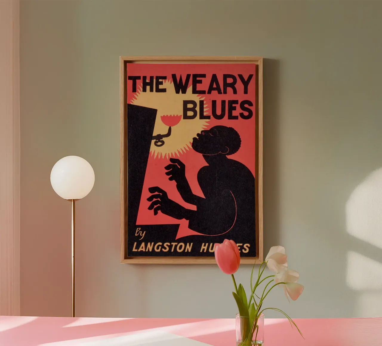 The Weary Blues - Poster d'autore ispirato a Langston Hughes (19 tela da Classic Art Prints