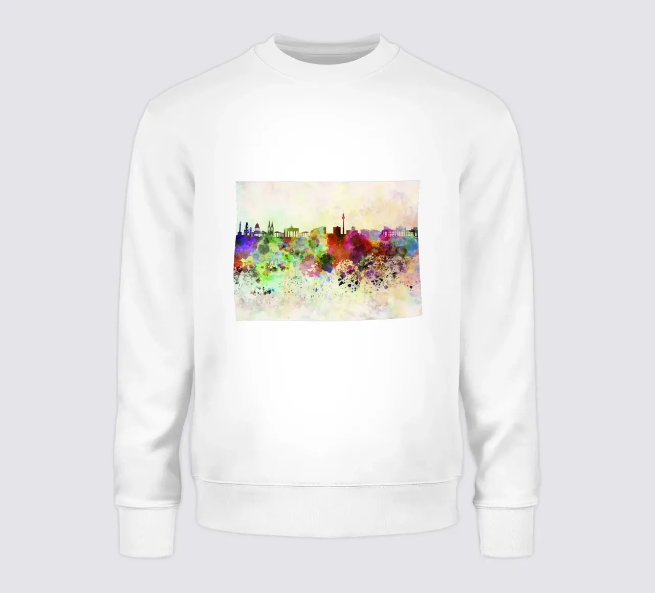 Lo skyline di Berlino felpa da Point and Art