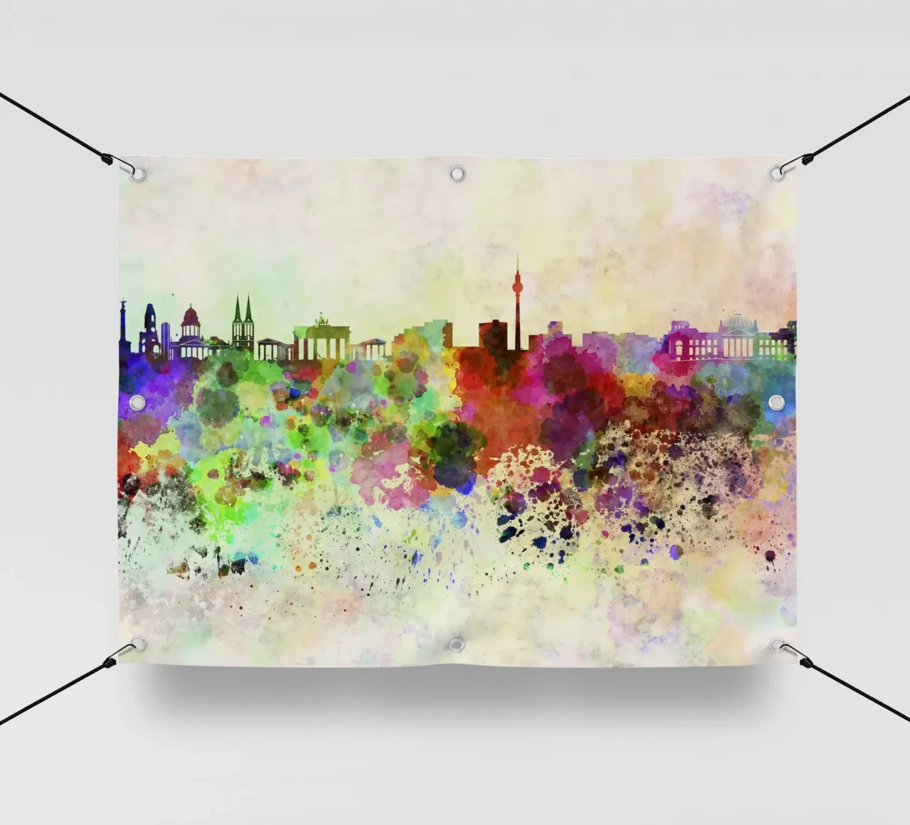Lo skyline di Berlino telo in pvc da 🎨 Point and Art