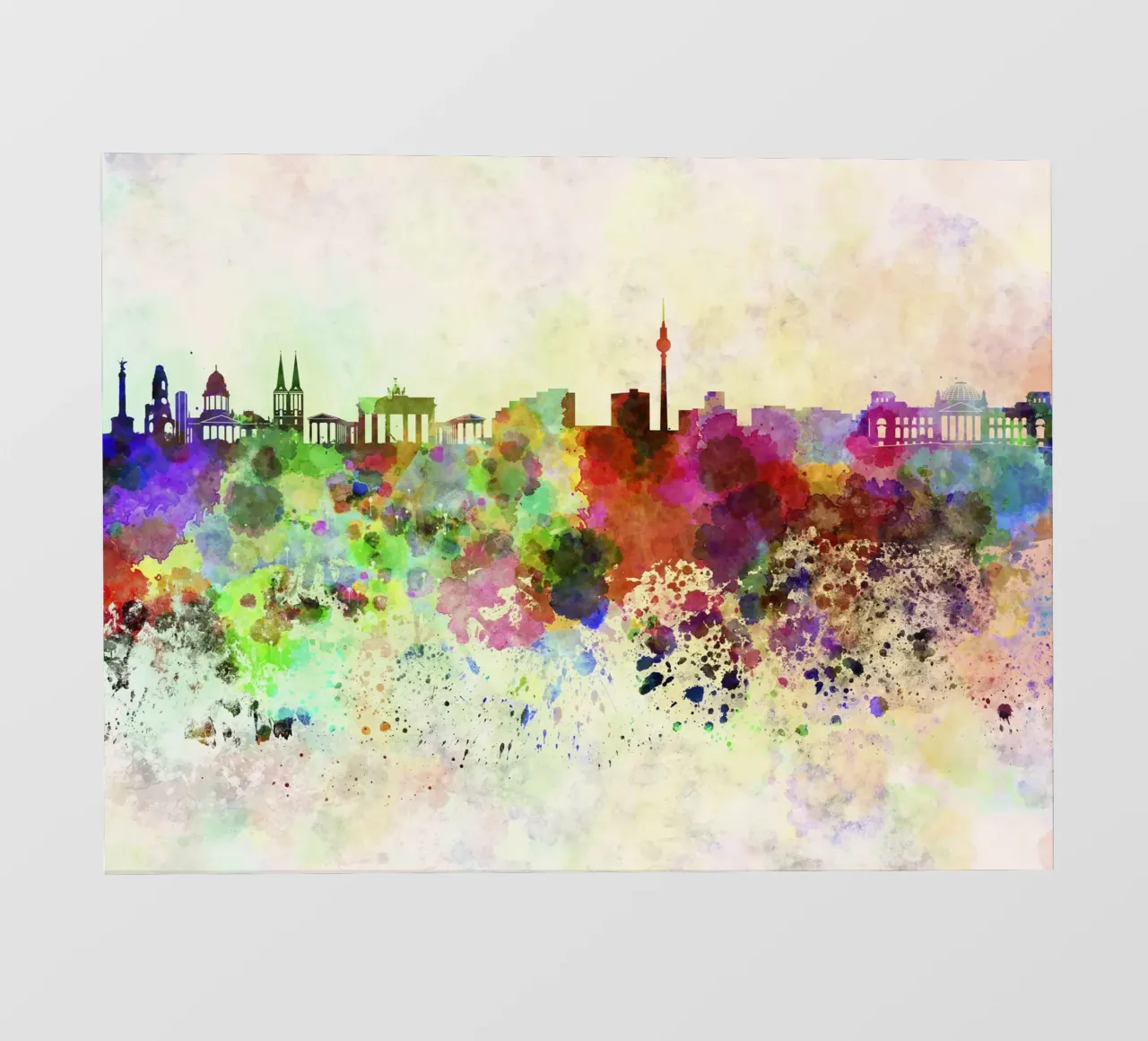 Lo skyline di Berlino telo in pvc da 🎨 Point and Art