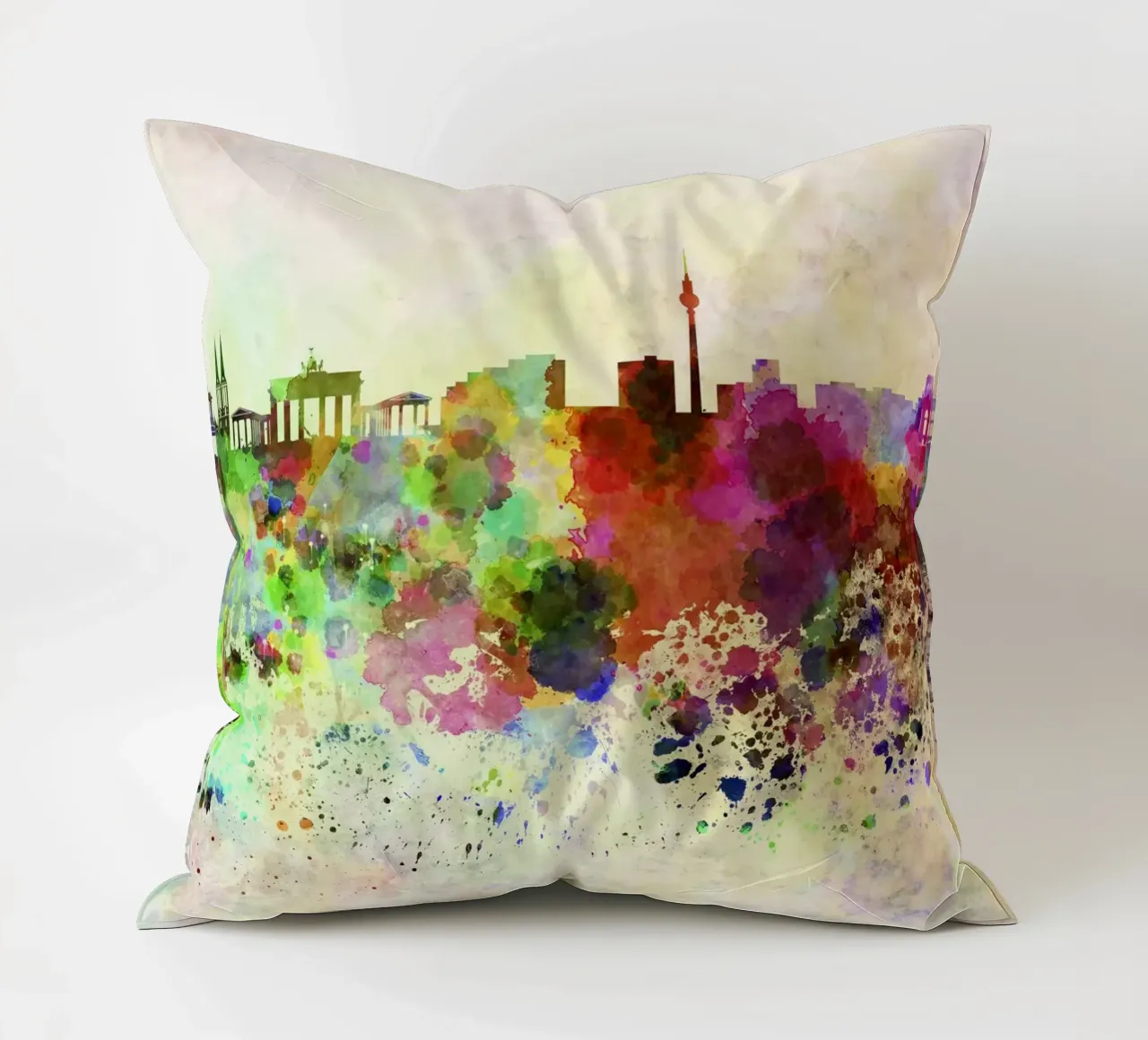 Lo skyline di Berlino cuscino da 🎨 Point and Art