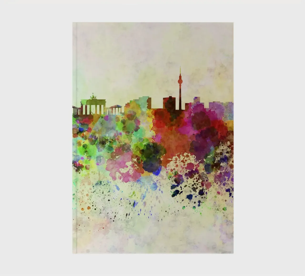 Berlin skyline notebook by 🎨 Point and Art