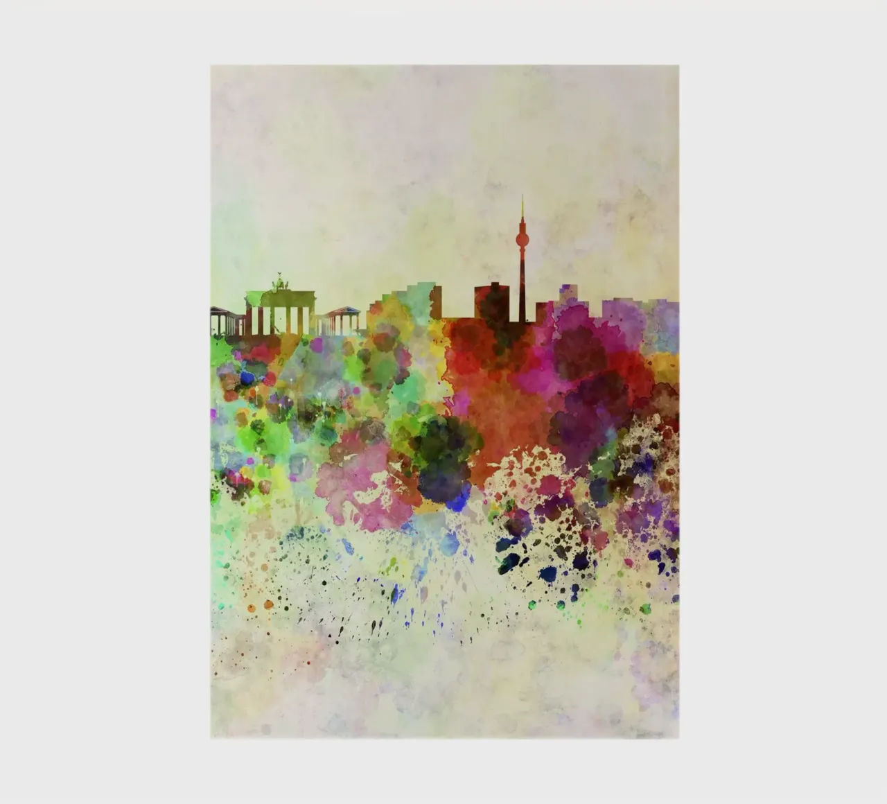 Berlin skyline notebook by 🎨 Point and Art