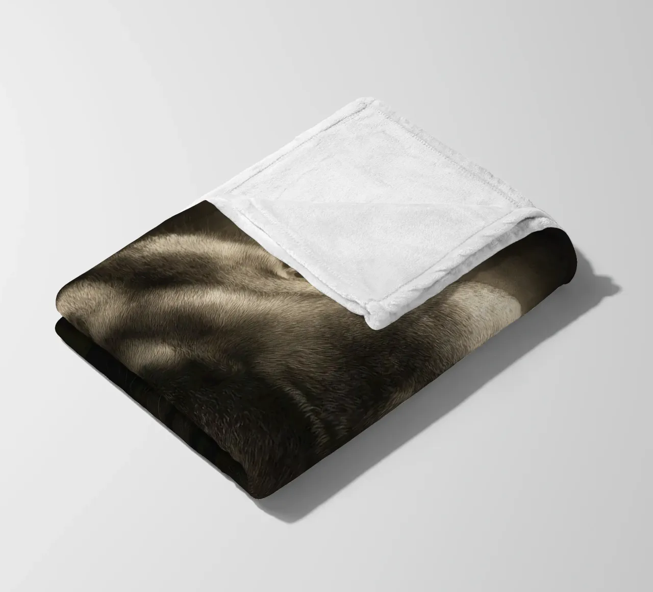 Ritratto di un leone coperta in pile da Pictura