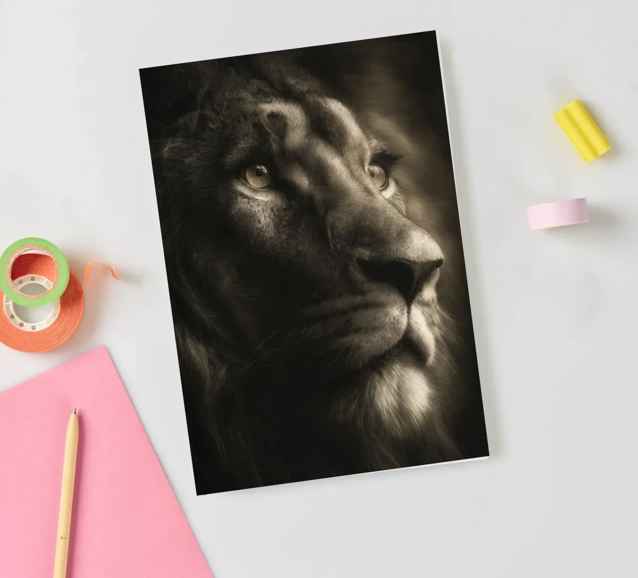 Portrait of a Lion notebook by Pictura