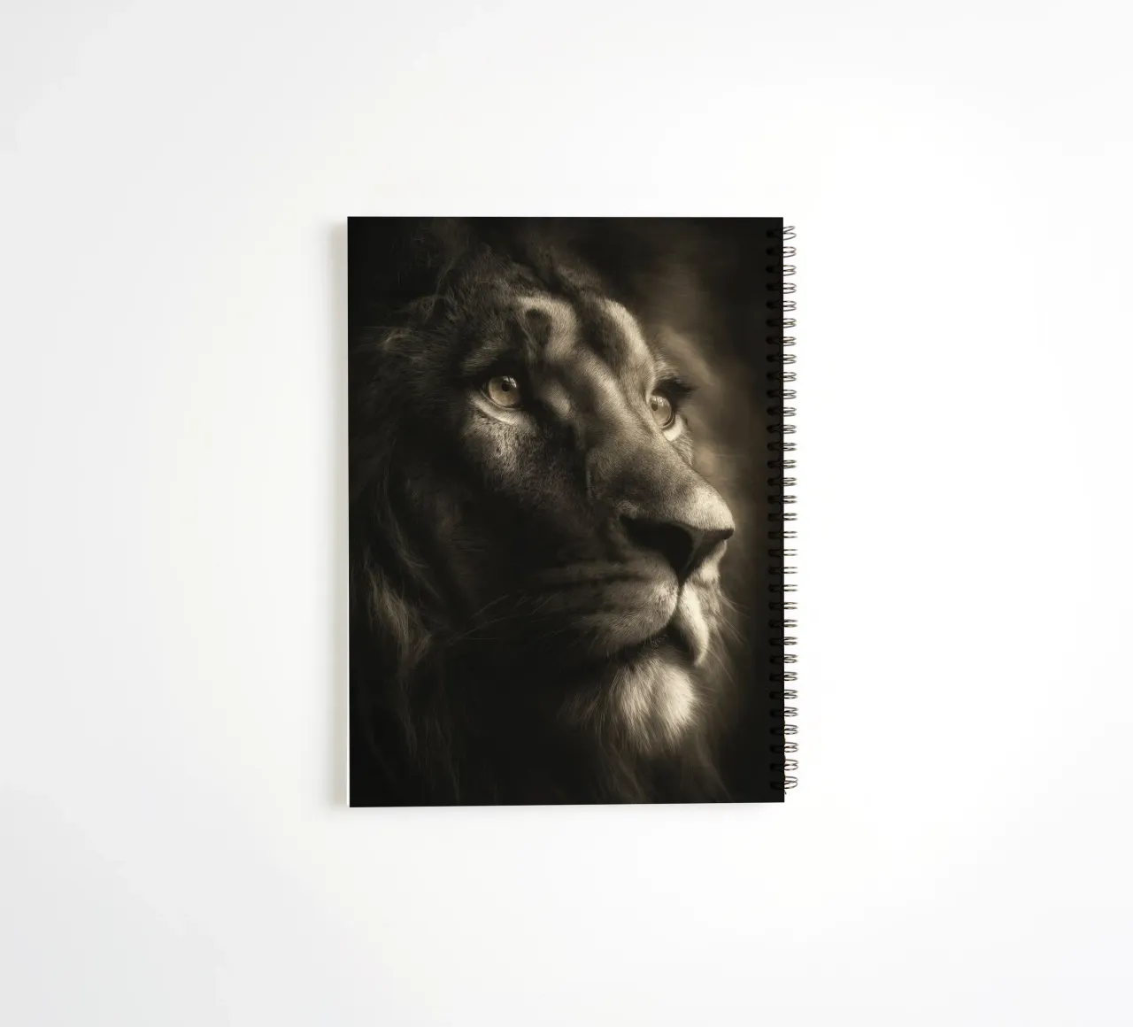 Portrait of a Lion spiral notebook by Pictura