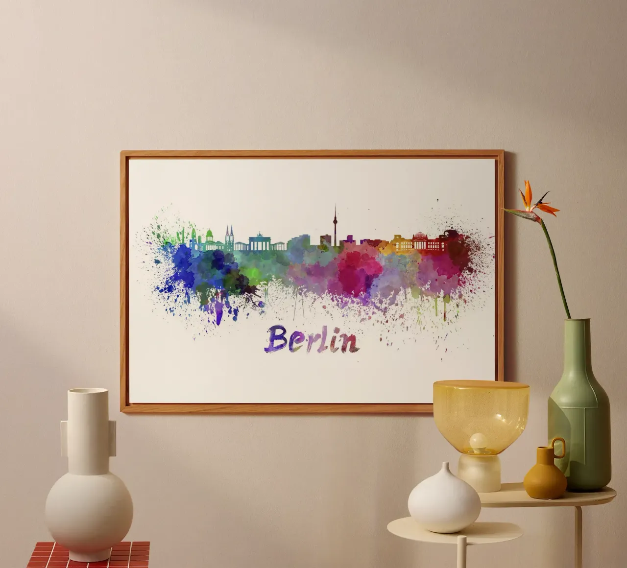 Berlin skyline forex plate by 🎨 Point and Art