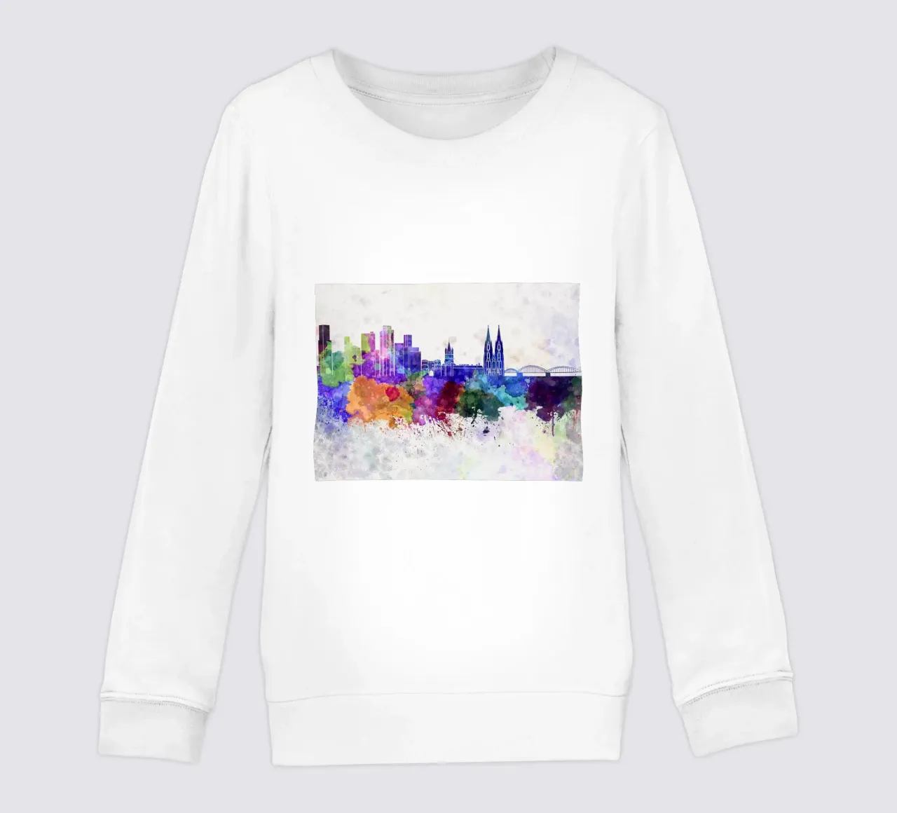Lo skyline di Colonia felpa bambino da Point and Art