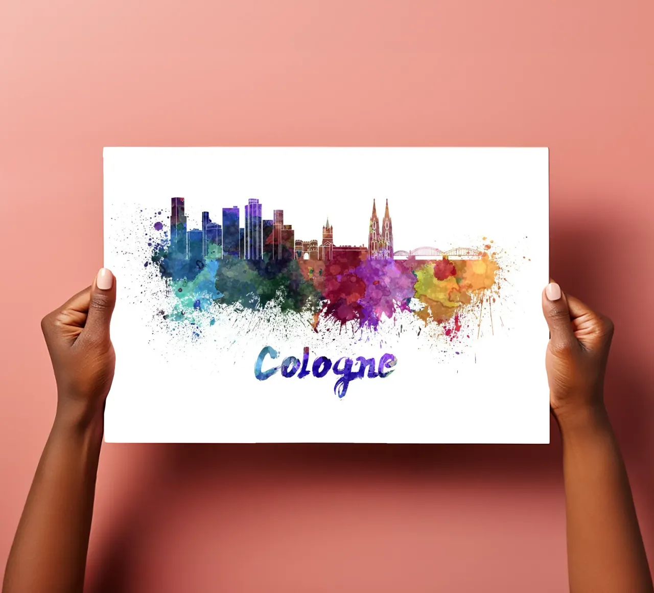 Kölner Skyline Stickerbogen von 🎨 Point and Art