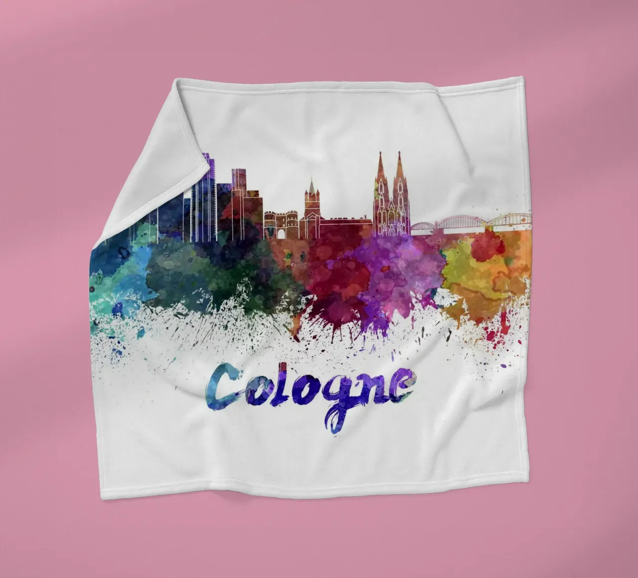 Lo skyline di Colonia coperta in pile da 🎨 Point and Art