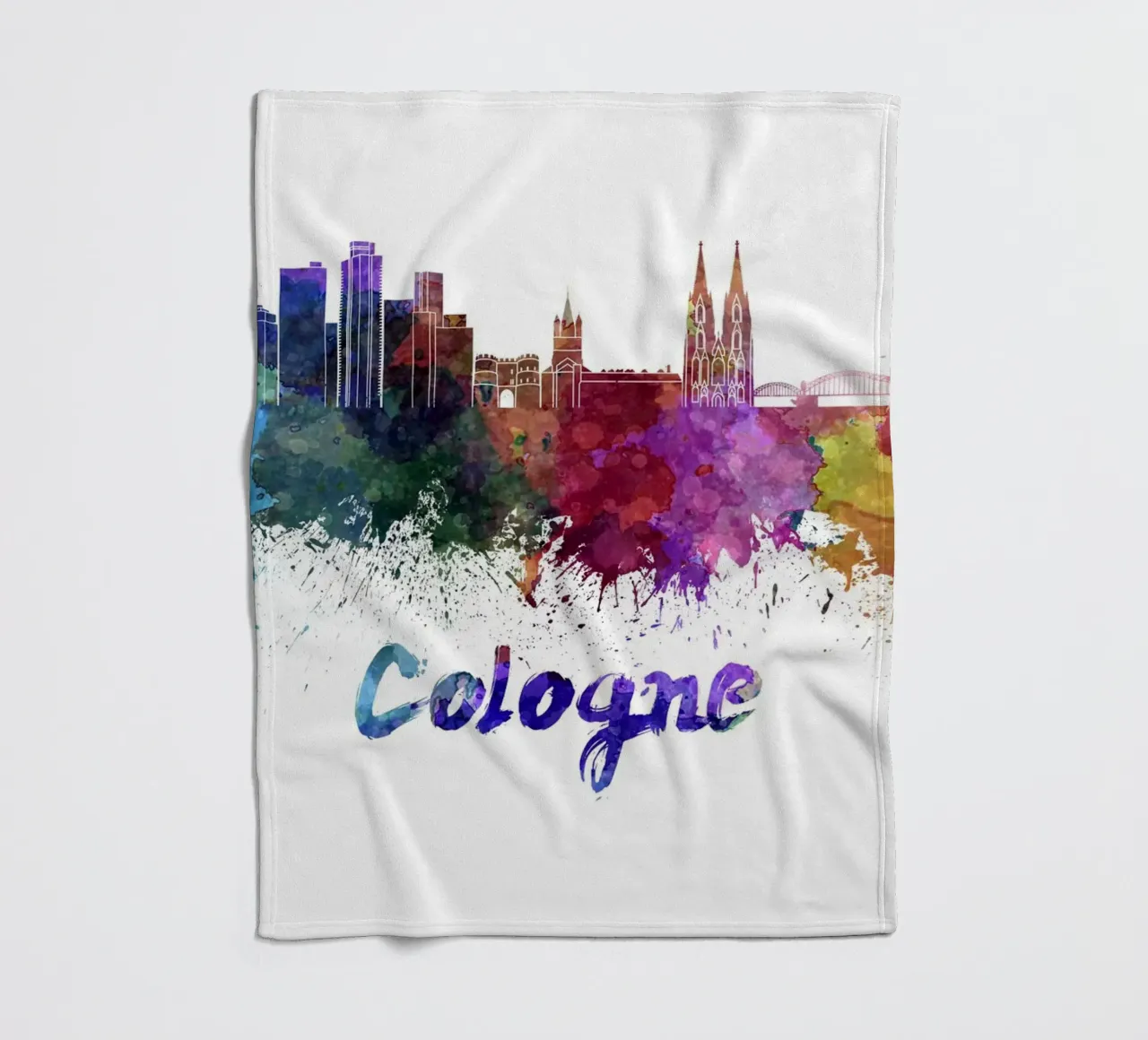 Lo skyline di Colonia coperta in pile da 🎨 Point and Art